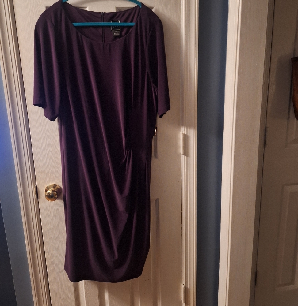 Elegant Purple Dress**